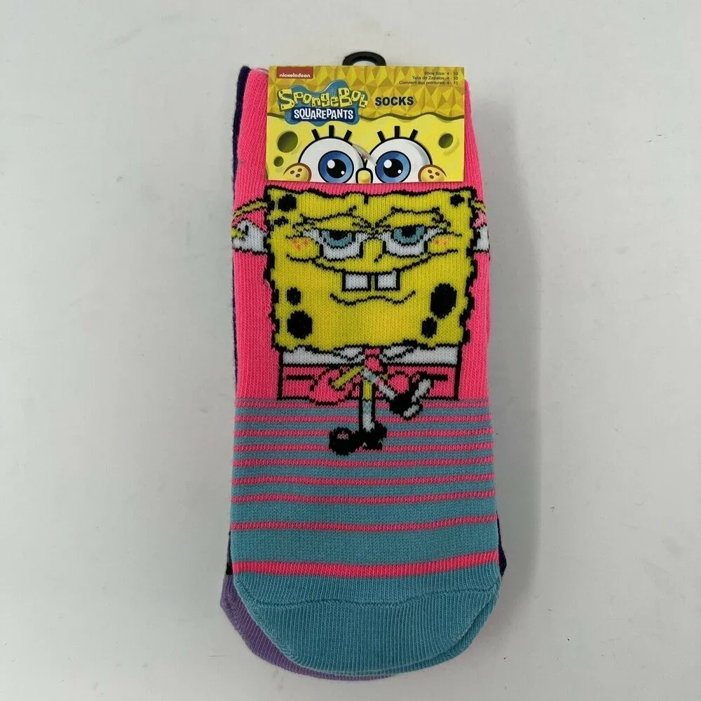 Nickelodeon Spongebob Squarepants Patrick Womens Socks Size 4-11‎